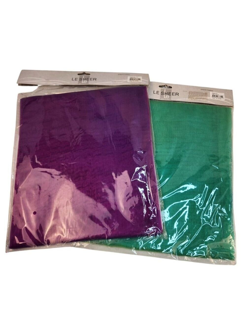 Runner 25" x 6 feet, Leiser Sheer Fabric Pack Teal Green & Purple Polyester Part